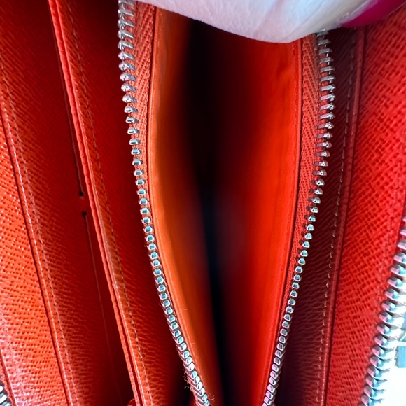 ❤️Louis Vuitton Orange Epi leather Zippy Wallet - Picture 11 of 11